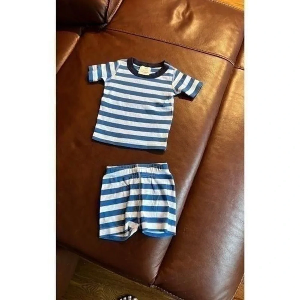 Hanna‎ Andersson pajamas stripe set 80